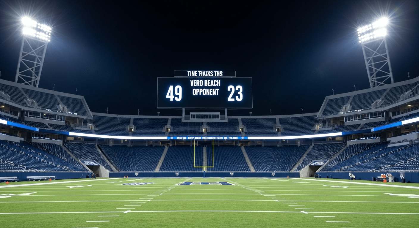 Vero Beach Football Shatters Playoff Drought, Advances to State Semifinals